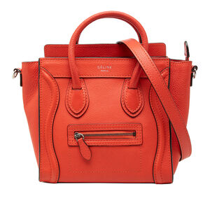 Pre-Loved Celine Nano Leather Luggage Tote